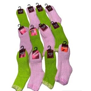 Crush Original Cozy Socks Size 6-8 Slipper Socks 12 pairs.